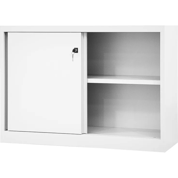 Bisley Schiebetürenschrank 696 verkehrsweiß - 40,830 kg