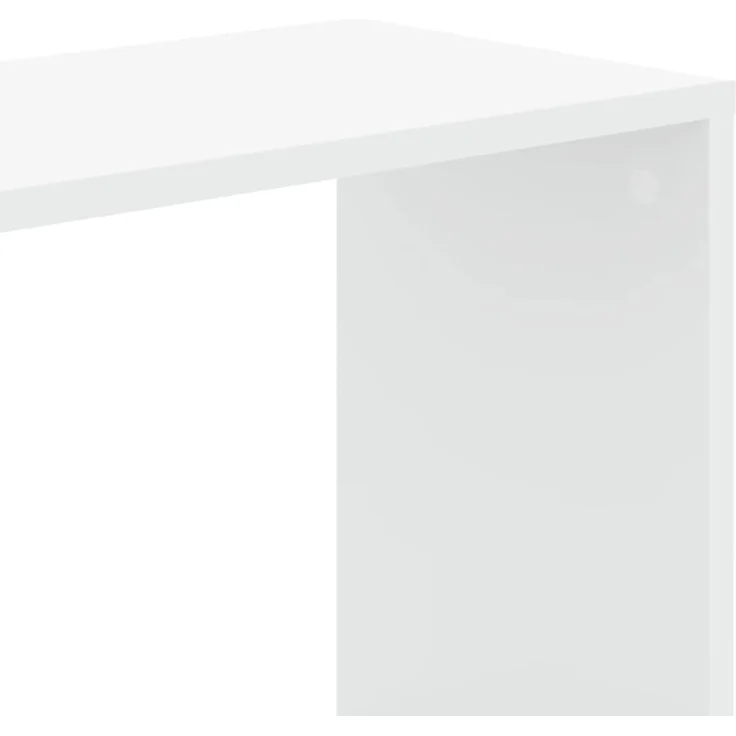 vidaXL Bücherregal 5 Böden Weiß 45x23,5x162,5 cm Holzwerkstoff 852780 – Bild 5
