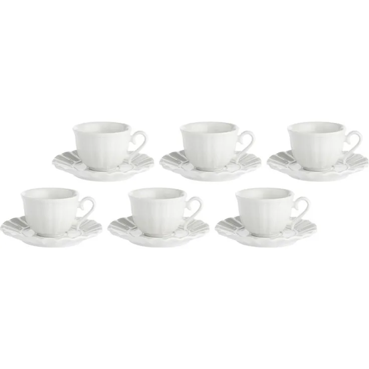 La Porcellana Bianca La Porcellana Bianca 6er-Set Kaffeetassen mit Untertasse 80 ml P003600015Z