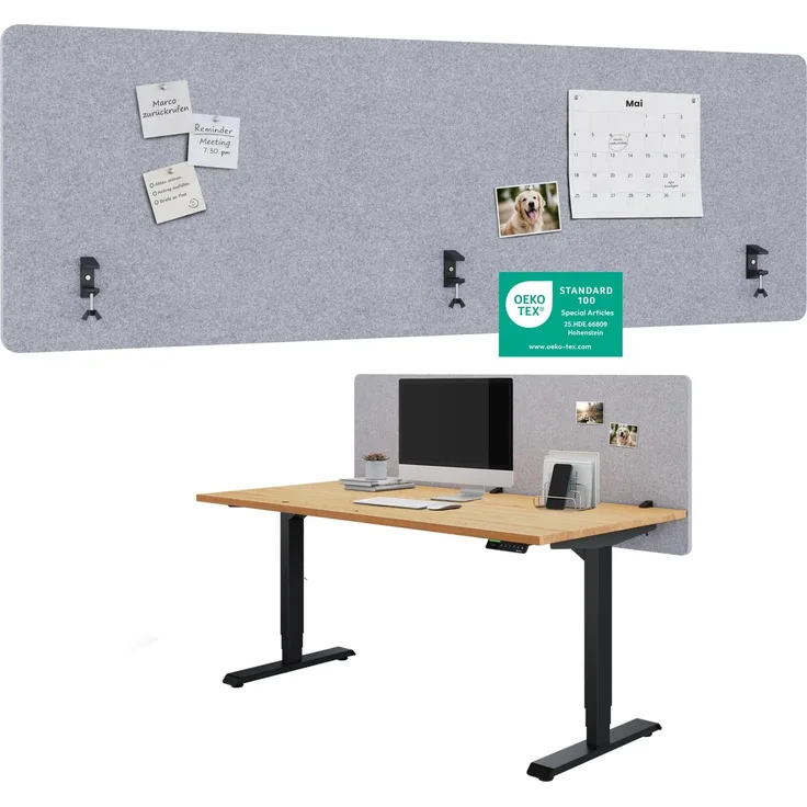 Ergotopia Focus Pure Schreibtisch Trennwand