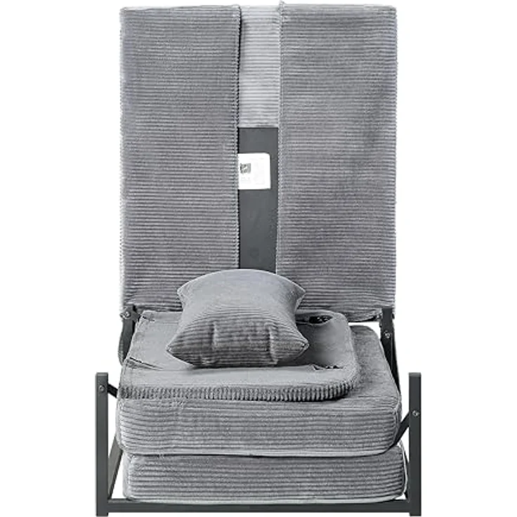 ATLANTIC home collection Schlafsofa Finn, wandelbar zum Loungesessel, Relaxliege und Gästebett, inkl. Kissen – Bild 8