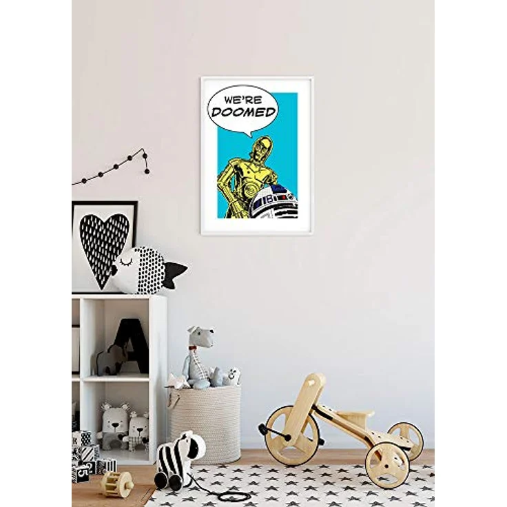Komar Wandbild WB114, Star Wars Classic Comic Quote Droids, Kunstdruck 40 x 50 cm, ohne Rahmen, fotorealistischer Druck auf Premium-Poster Fotopapier – Bild 4