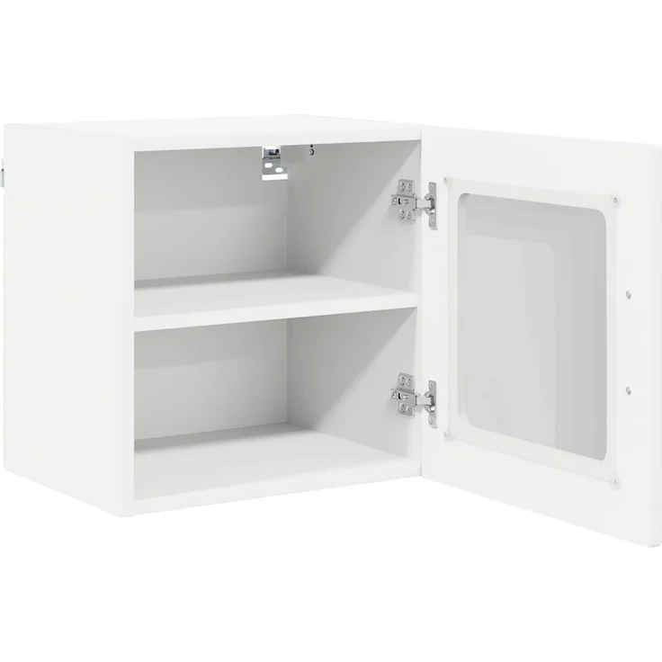 vidaXL Wandglas-Schrank PORTO 2 stk. Weiß 40 x 31 x 40 cm 885186 – Bild 6