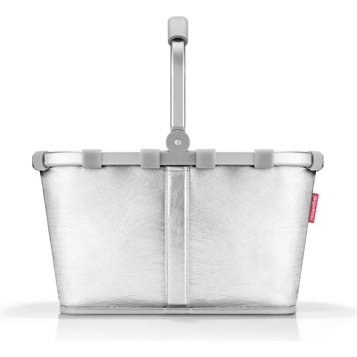 reisenthel carrybag Einkaufskorb silver crackle Tragekorb BK7088 – Bild 2