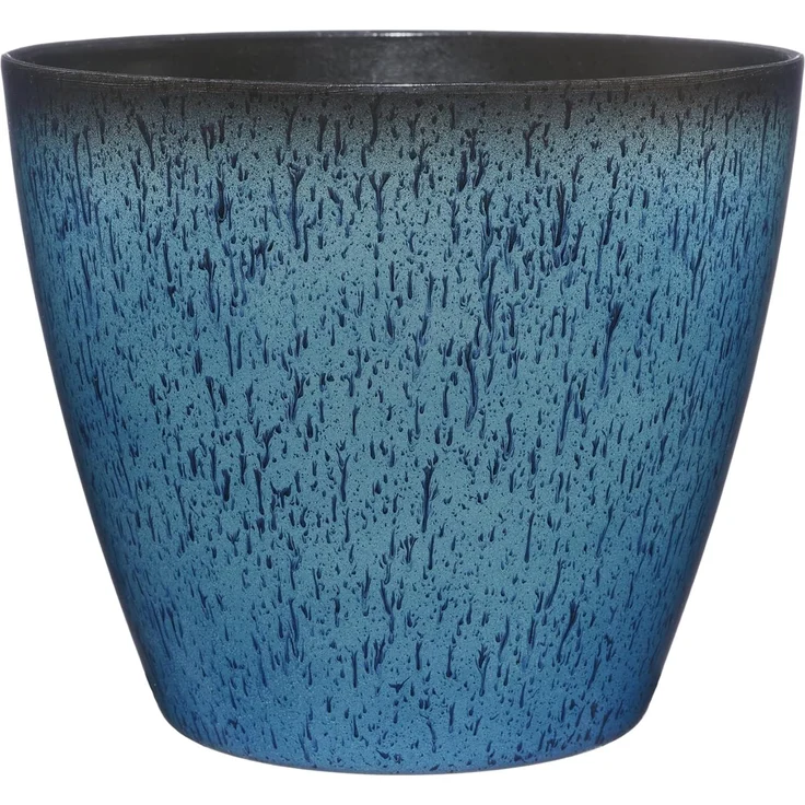 Classic Home and Garden 807-375R Premiere Collection Pflanzgefäß, Vogue 20,3 cm, Indigo – Bild 1