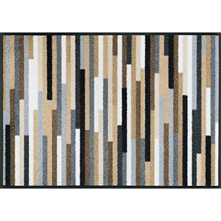 wash+dry by Kleen-Tex Teppich Mikado Stripes, rechteckig, Höhe: 7 mm, modernes Streifen Design, rutschhemmend, waschbar – Bild 2
