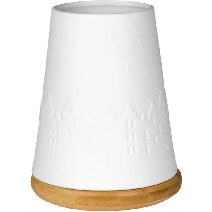 Räder Poesie Windlicht Winterstadt Ø 12,8 cm H 16,3 cm