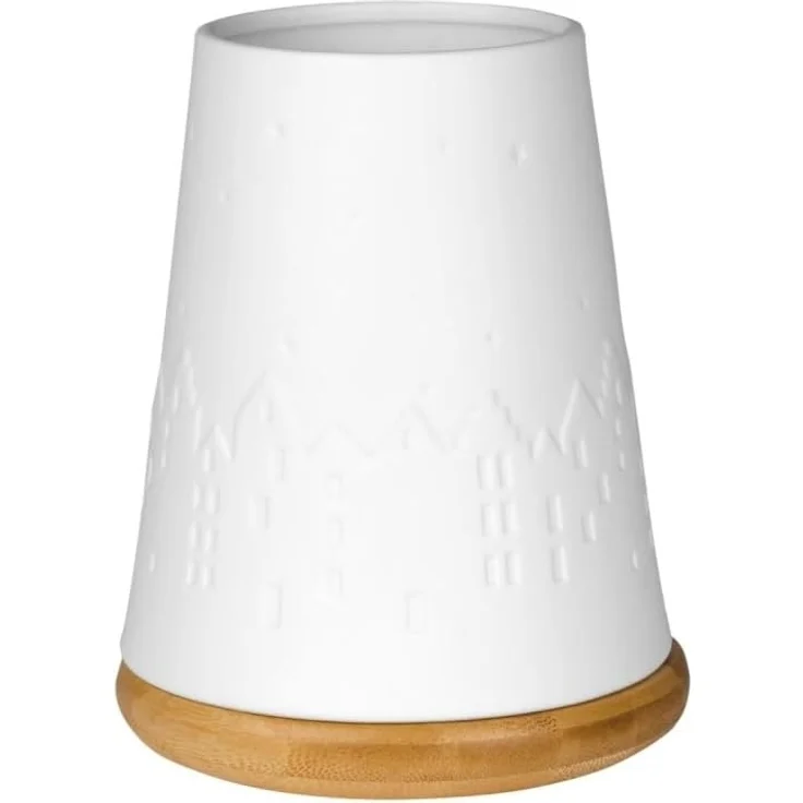 Räder Poesie Windlicht Winterstadt Ø 12,8 cm H 16,3 cm