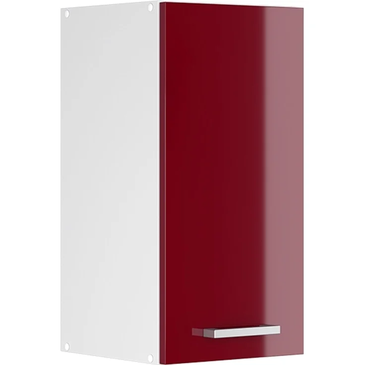 Küchenfront R-Line Rot Hochglanz 29.6 x 59 cm Möbelfront für den Hängeschrank Vicco – Bild 5