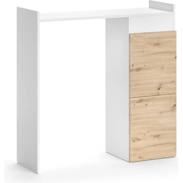 Waschmaschinenschrank Alf Weiß 99 x 98 cm mit 2 Schubladen Vicco – Bild 9