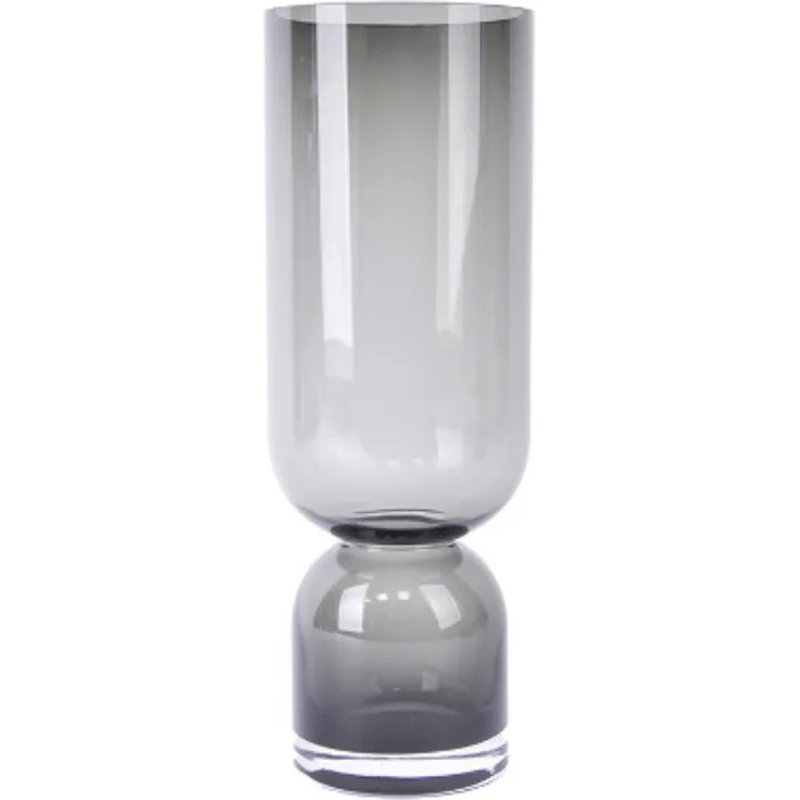 Moderne Vase aus hochwertigem Glas in Anthrazit - Eleganz für ihr Zuhause