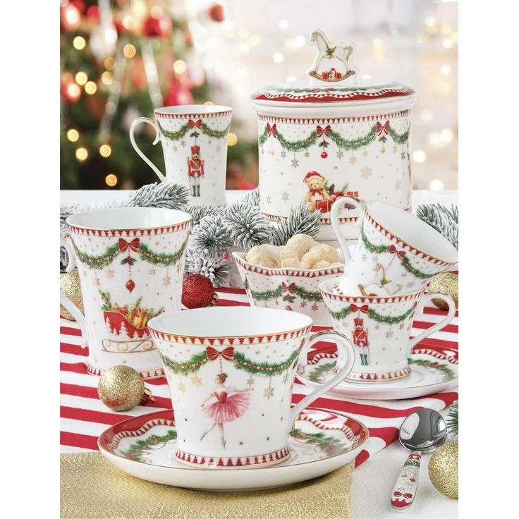 EasyLife Teller MNOE944 - "Magie de Noel" klein in Geschenkver, 19 cm, (1 St) – Bild 2