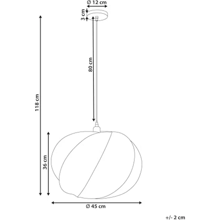 Hängeleuchte MAQUINE Kunstseide Weiß – Bild 3