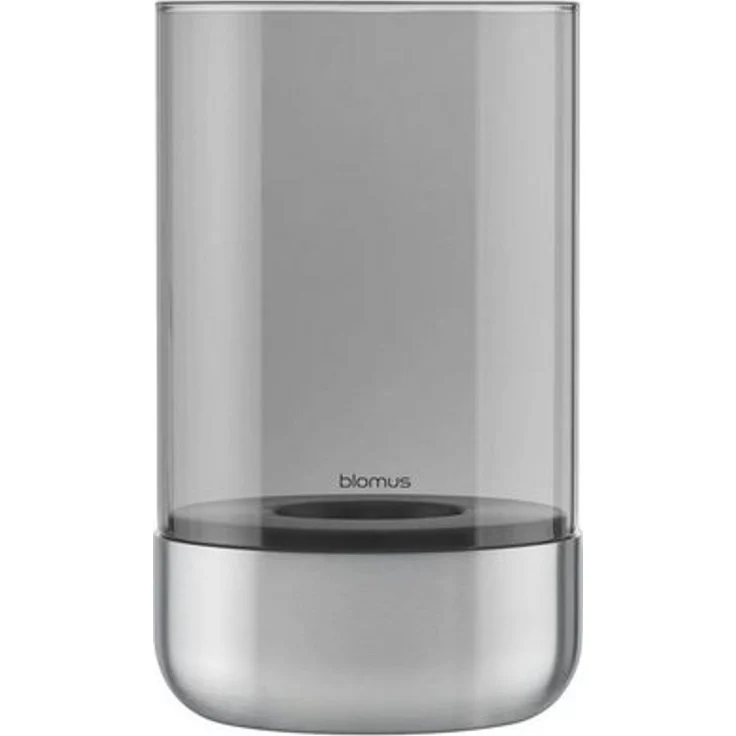 Blomus 67309 Windlicht CALMA M Edelstahl matt Smoke NEUHEIT – Bild 3