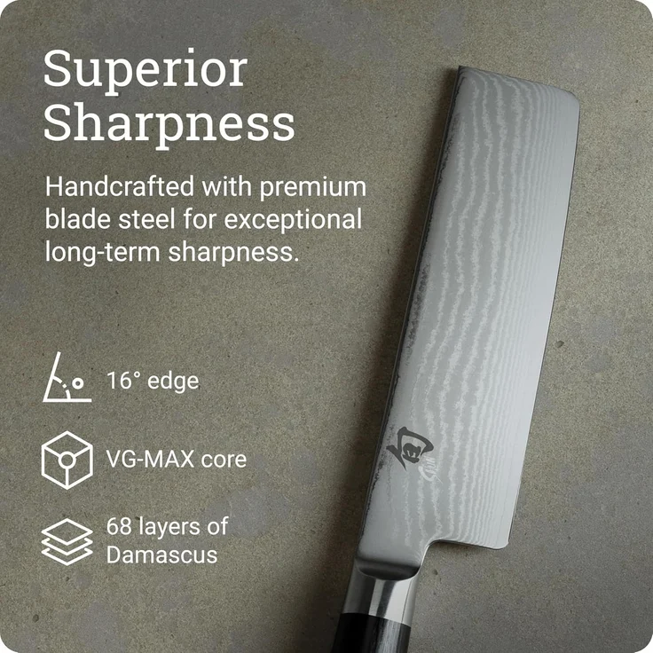 KAI Shun Classic Nakiri 16,5cm Küchenmesser – Bild 4