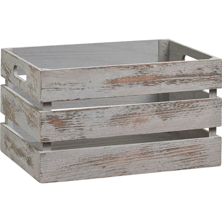 VINTAGE Aufbewahrungskoffer, Holz, 35 x 25 x 20 cm, ZELLER