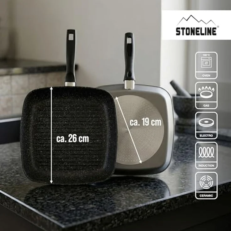 STONELINE Grillpfanne, Aluminium (1-tlg) – Bild 3