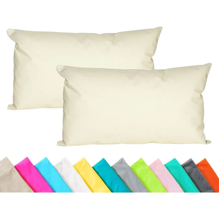 JACK Kissenbezüge JACK 2er Set 30x50cm Outdoor Hülle Wasserfest, (2 Stück), robust und strapazierfähig, Wasserabweisend, für Innen & Außen – Bild 1