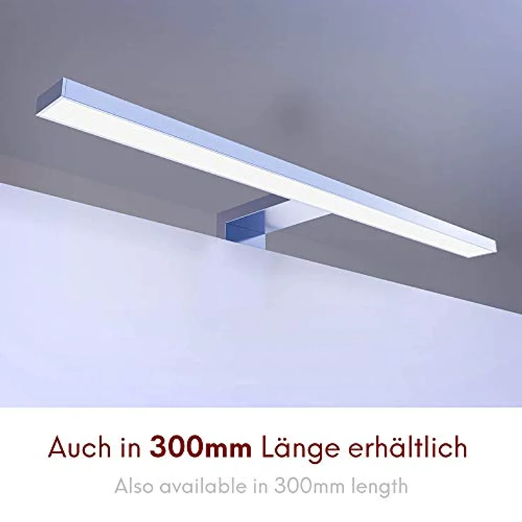 kalb LED Spiegelleuchte LED Badleuchte Spiegellampe 600mm 230V in neutralweiß oder warmweiß, warmweiß – Bild 8