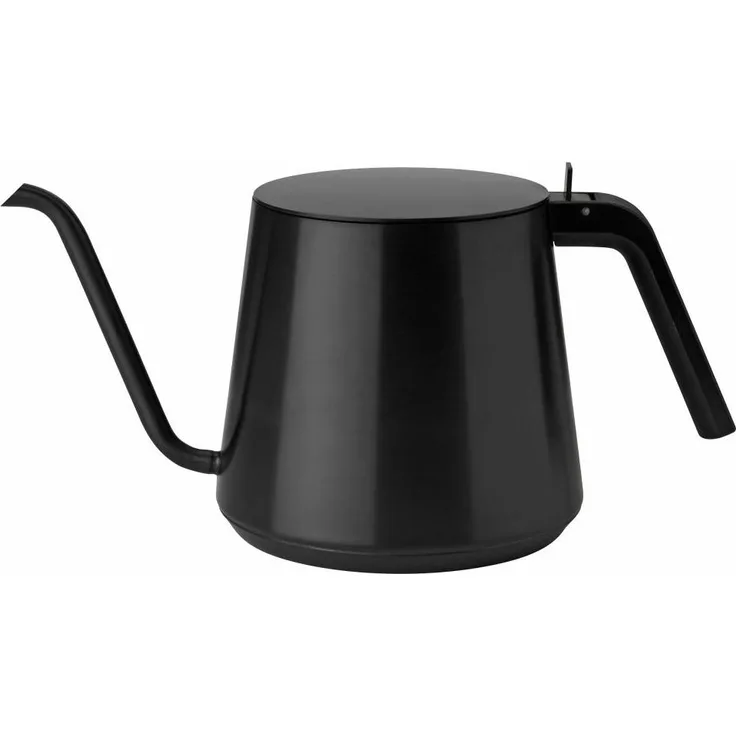 Stelton Wasserkessel Nohr Gooseneck, Pour Over Kanne, Edelstahl, Bakelit, Black Metallic, 1 L, 610
