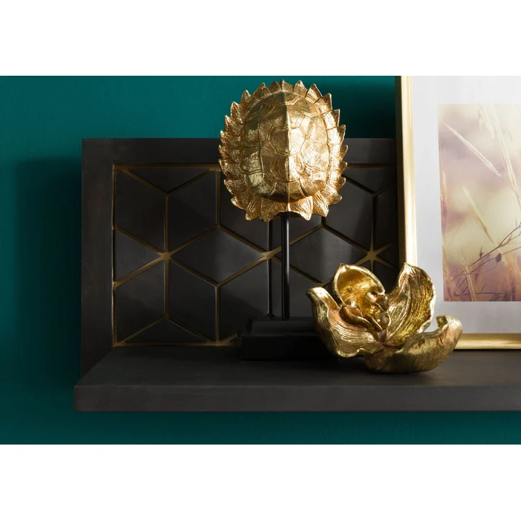Wandregal Mango 159x22x29 grau geölt DIAMOND #125 – Bild 7