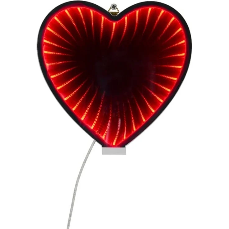 Reality LED-Wandleuchte Coracon rot USB-C-Anschluss – Bild 8