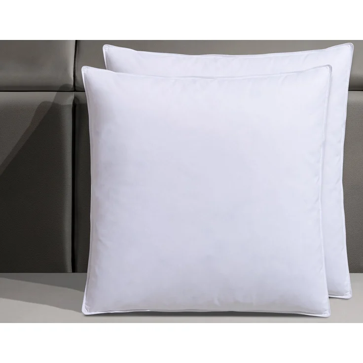 RIBECO Federkissen Kopfkissen-Set Laram, Kissen mit Daunenanteil, in 40x80 oder 80x80 cm, Füllung: 90% Federn, 10% Daunen, 2-tlg. – Bild 2