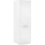 Kühlumbauschrank >LAUNDREEZY< in weiß, Holzwerkstoff - 60x200x68cm (BxHxT)