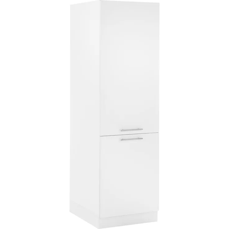 Kühlumbauschrank >LAUNDREEZY< in weiß, Holzwerkstoff - 60x200x68cm (BxHxT)