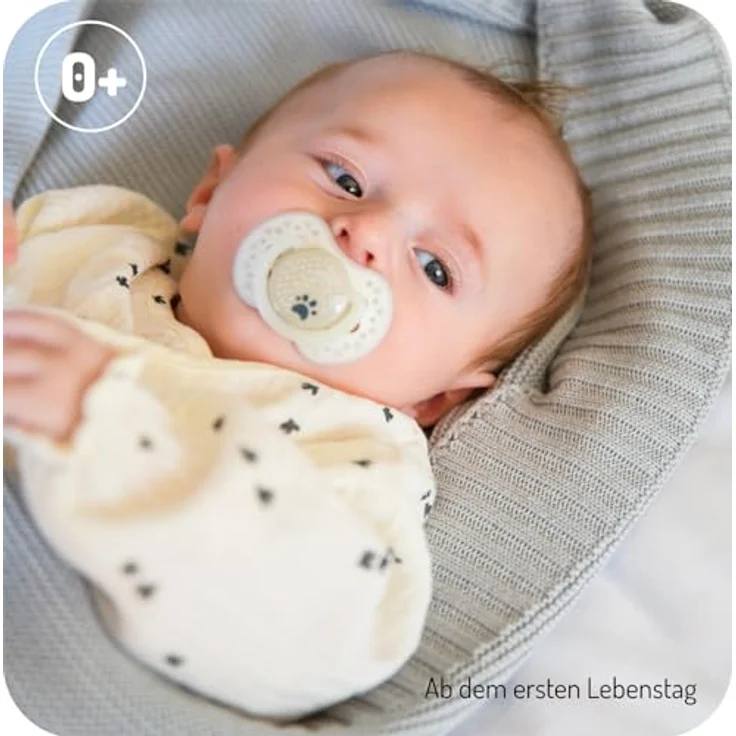 MoMi Kinder- und Babydecke HUG, 80x110 cm, Kuscheldecke aus 50% Baumwolle mit 50% Bambusfasern, Strickdecke ideal für Buggy, Kinderwagen und Babybett – Bild 8