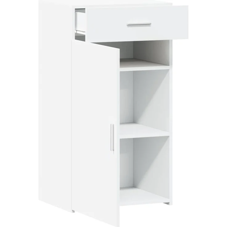 vidaXL Sideboard Weiß 50x42,5x93 cm Holzwerkstoff 846292 – Bild 8