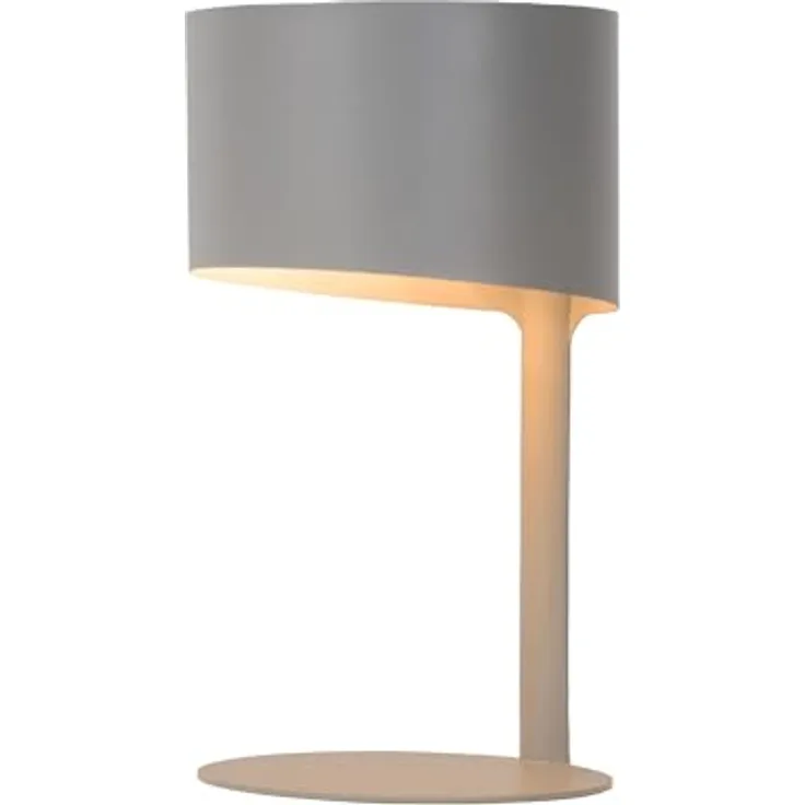 Lucide 45504/01/36 Knulle, Tischlampe in modernem Design, 28 cm hoch, asymmetrischer Sockel