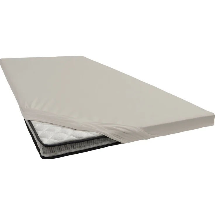 bellana Spannbettlaken Jersey-Elasthan deluxe in Gr. 90x200, 140x200 oder 180x200, für Topper, Jersey-Elasthan, Gummizug: rundum, (1 Stück), aus Baumwolle, für Matratzen bis 10 cm Höhe, Bettlaken, Spannbetttuch