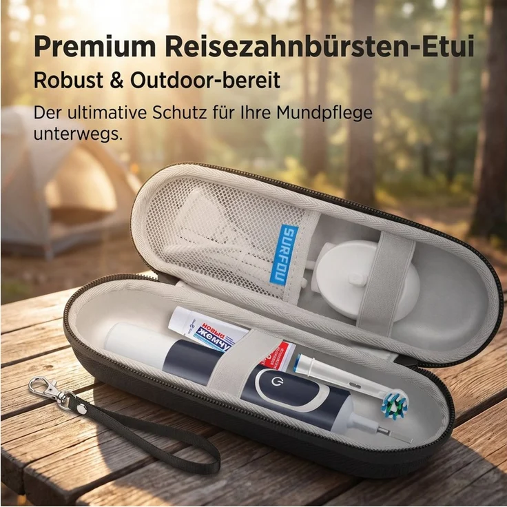 AIMAX Aufbewahrungsbox Elektrisches Zahnbürsten Etui, Reisebox kompatibel, mit Oral-B & Philips – Bild 1