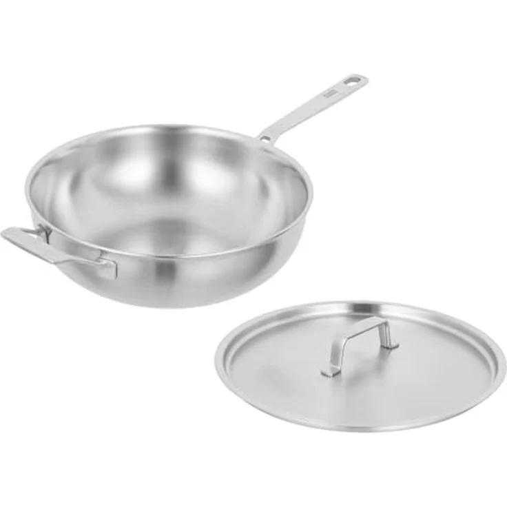 Kuhn Rikon Culinary Fiveply Wok unbeschichtet 28 cm – Bild 2