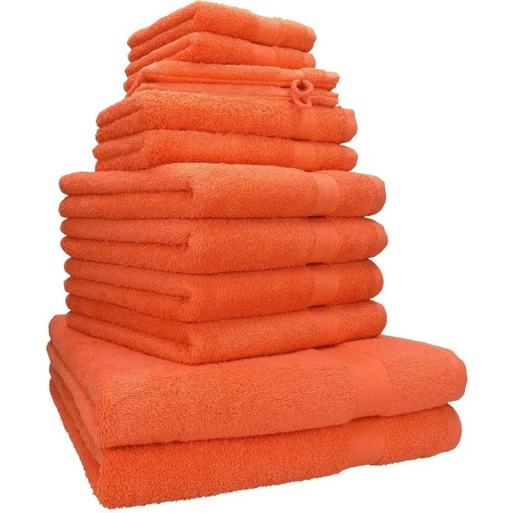 Betz Handtuch Set 12er Handtuch-Set PREMIUM, 100% Baumwolle (Set, 12-St), 2 Duschtücher 4 Handtücher 2 Gästetücher 2 Seiftücher 2 WH – Bild 1