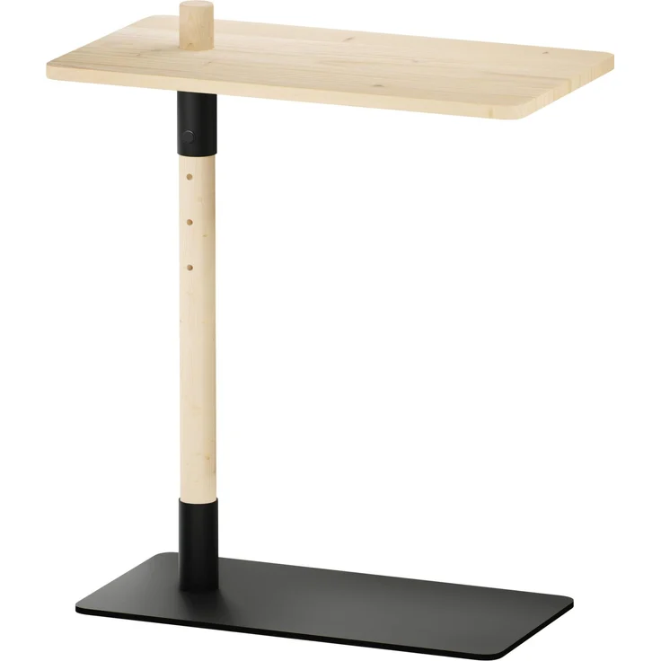 Beistelltisch ADJUST TABLE höhenverstellbar Kiefer natur lackiert – Bild 2