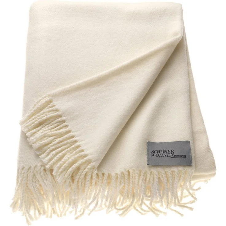 Wohndecke Basics, SCHÖNER WOHNEN-Kollektion, mit Fransen, Kuscheldecke – Bild 3