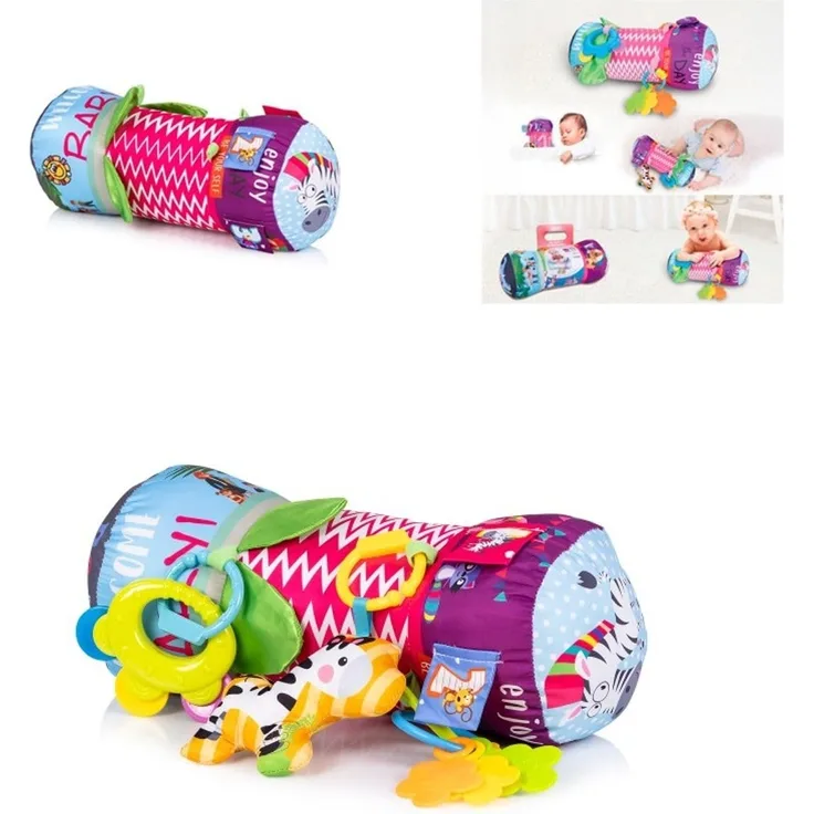 Chipolino Babykissenrolle Spielkissen, Kissenspielzeug, Beißringe, Greiflinge pink