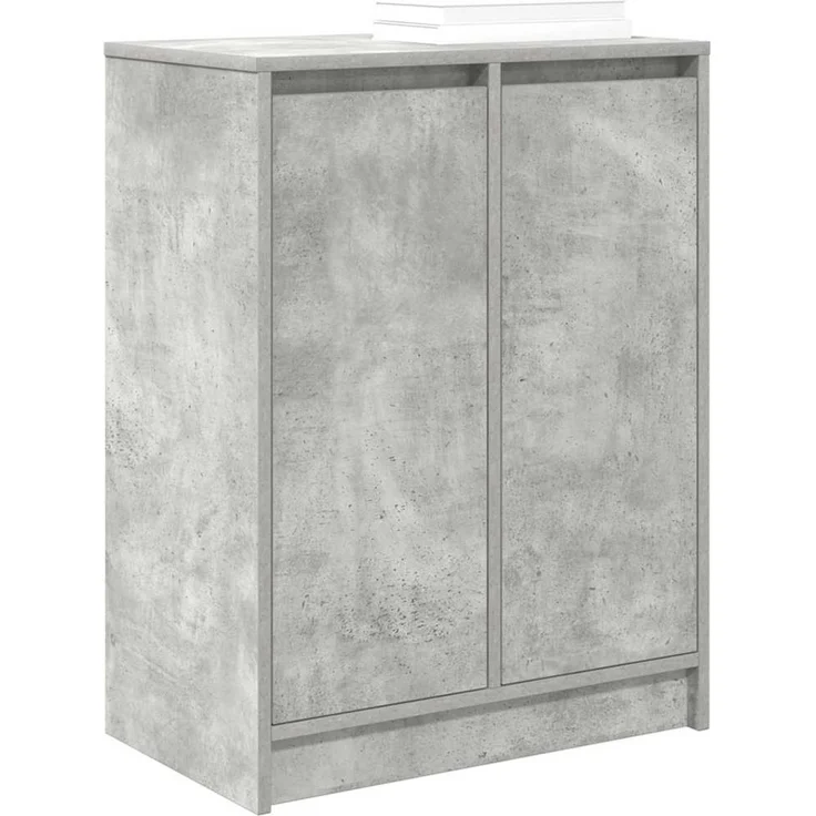 vidaXL Schuhschrank Betongrau 57x34x76 cm Holzwerkstoff 861871 – Bild 4