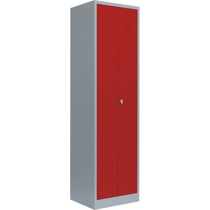 Steelboxx Spind Spind,Garderobenschrank Kleiderspind 1800 x 600 x 500 mm (1-St) Komplett verschweißt und montiert