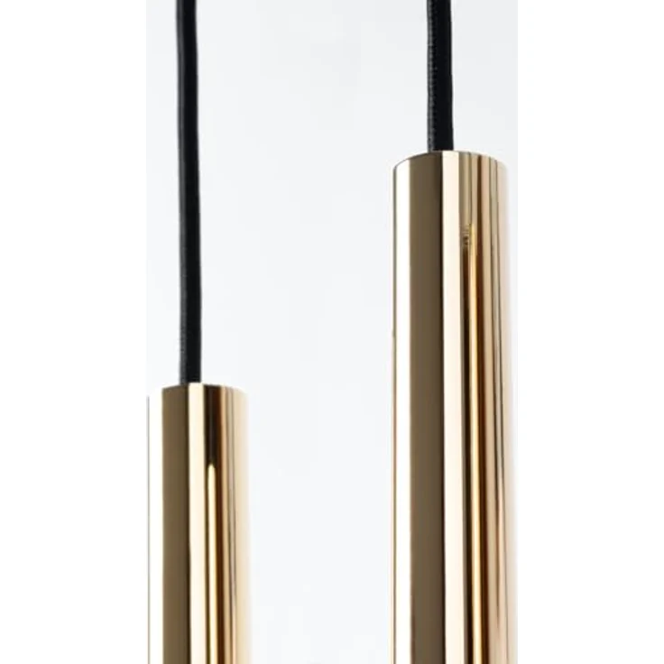 Sollux Lighting Pendelleuchten Pastelo 3P, moderne Deckenleuchte in glanzgold, 3 Lichtquellen, minimalistisch – Bild 4