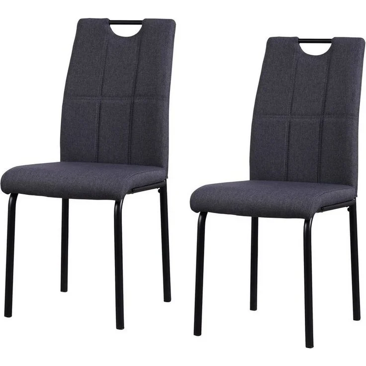HTI-Living Esszimmerstuhl Stuhl Denton Grau (Set, 2 St), Esszimmerstuhl – Bild 1