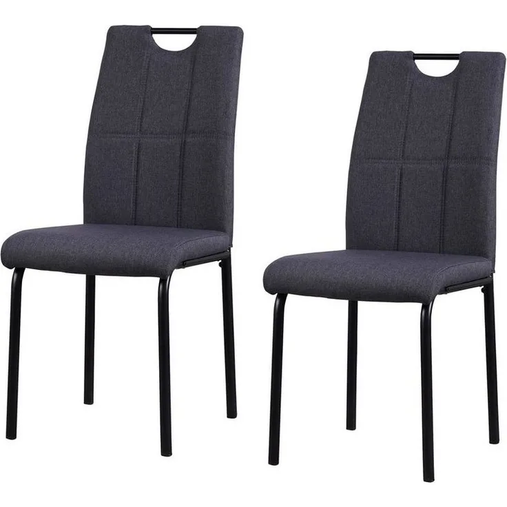 HTI-Living Esszimmerstuhl Stuhl Denton Grau (Set, 2 St), Esszimmerstuhl