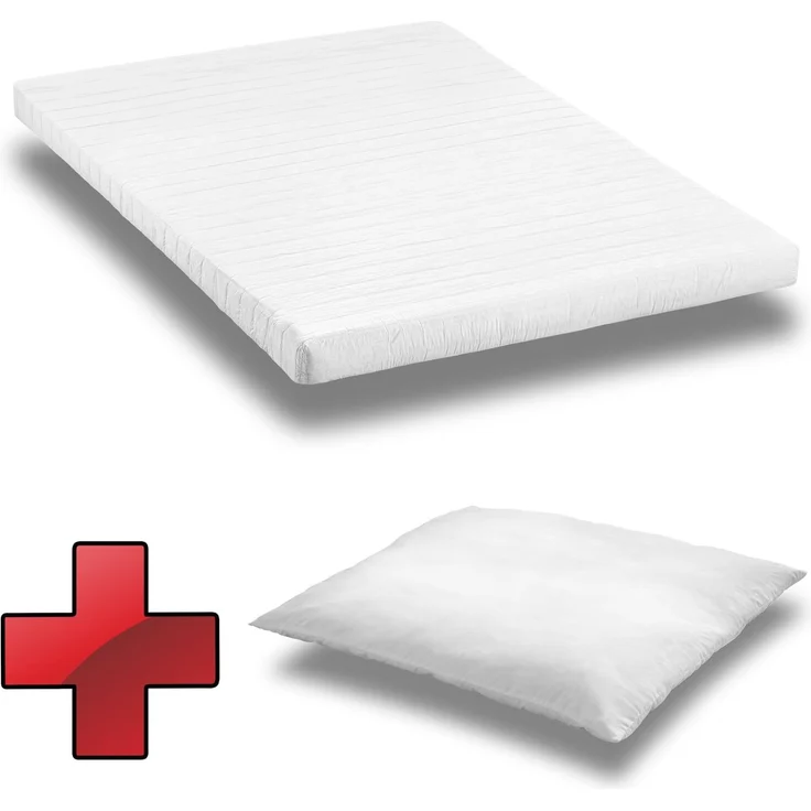 Komfortschaummatratze K10 Matratze 140x200 cm + CloudComfort Basic Mikrofaser Kopfkissen 80x80 cm