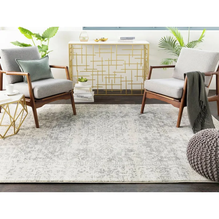 Surya JULIETTE Teppich Grau 120 cm 170 cm 120x170 cm