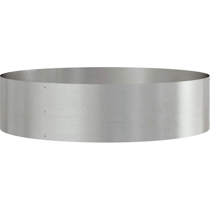 vidaXL Pflanzenring Silber 80 x 80 x 20 cm Edelstahl 873628 – Bild 2