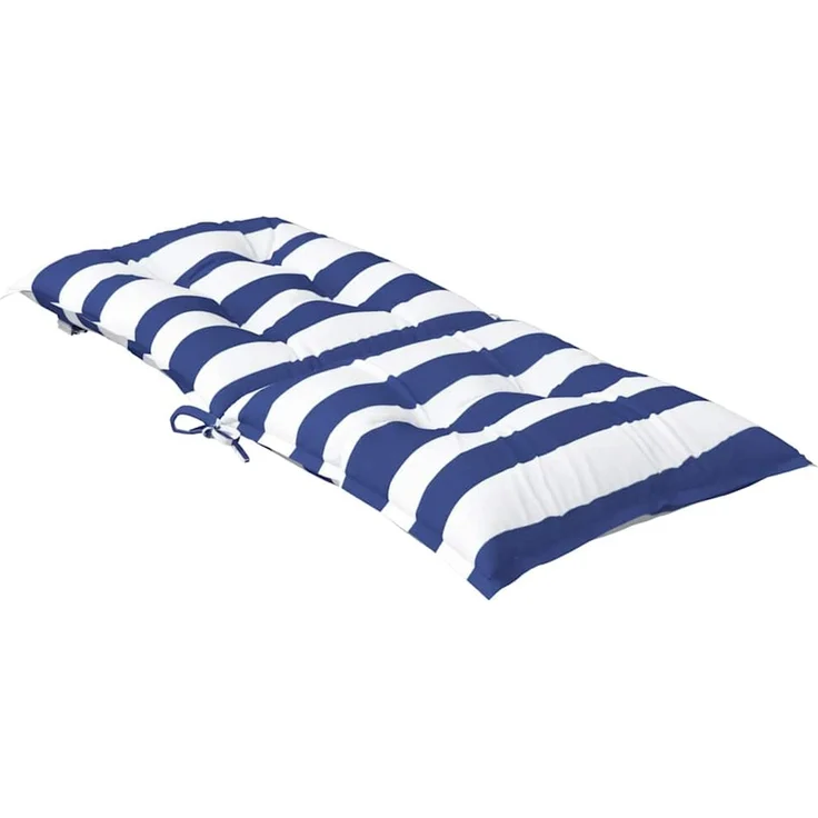 vidaXL Outdoor-Kissen 4 stk. Stoff Blau-weiß gestreift 100 x 50 x 7 cm 377717 – Bild 5