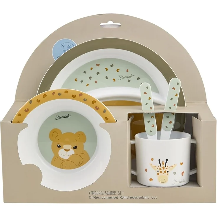 Sterntaler Kindergeschirr-Set – Safari – 5-teilig – Bild 1