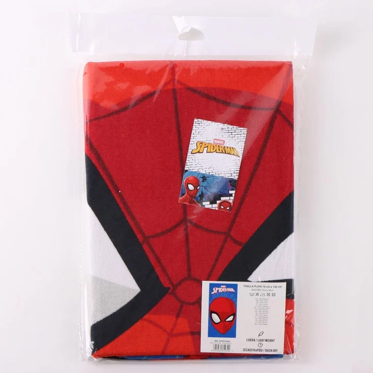 Marvel Spiderman Baumwoll Handtuch für Kinder 70 × 140 cm 250 gsm saugfähig – Bild 5